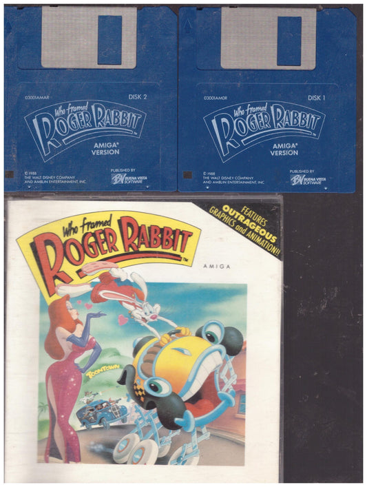 Who Framed Roger Rabbit Commodore Amiga game from Buena Vista Software