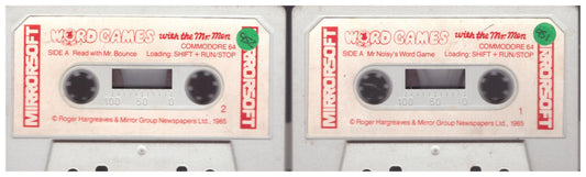 Word Games With The Mr. Men for Commodore 64 retro game from Mirrorsoft