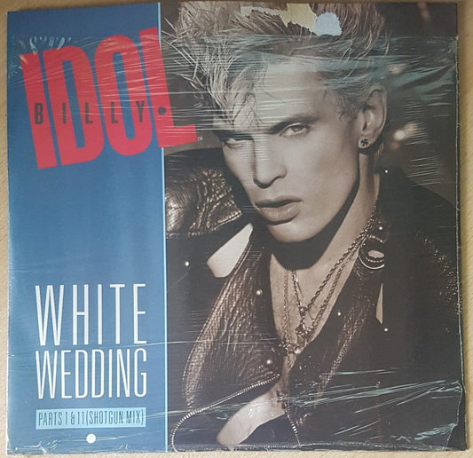 12" 45RPM White Wedding/Mega Idol Mix by Billy Idol from Chrysalis (IDOLX 5)