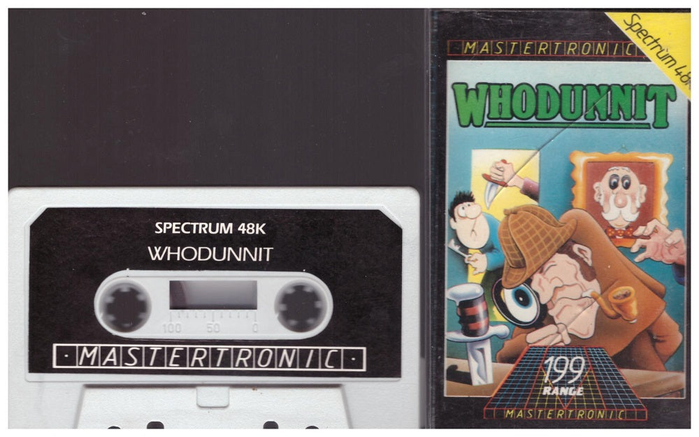 Whodunnit for ZX Spectrum by Mastertronic (IS 0015)