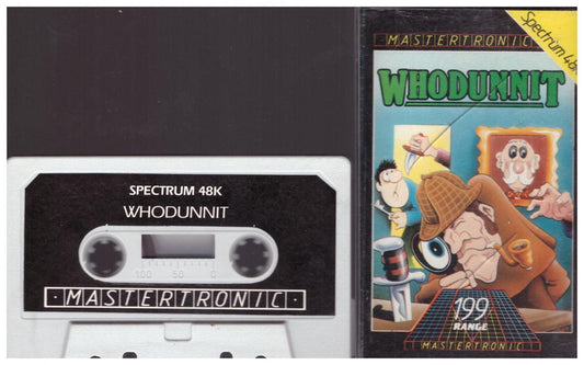 Whodunnit for ZX Spectrum by Mastertronic (IS 0015)