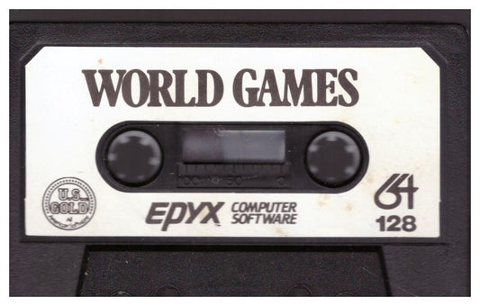 World Games Tape Only for Commodore 64 Epyx/U.S. Gold