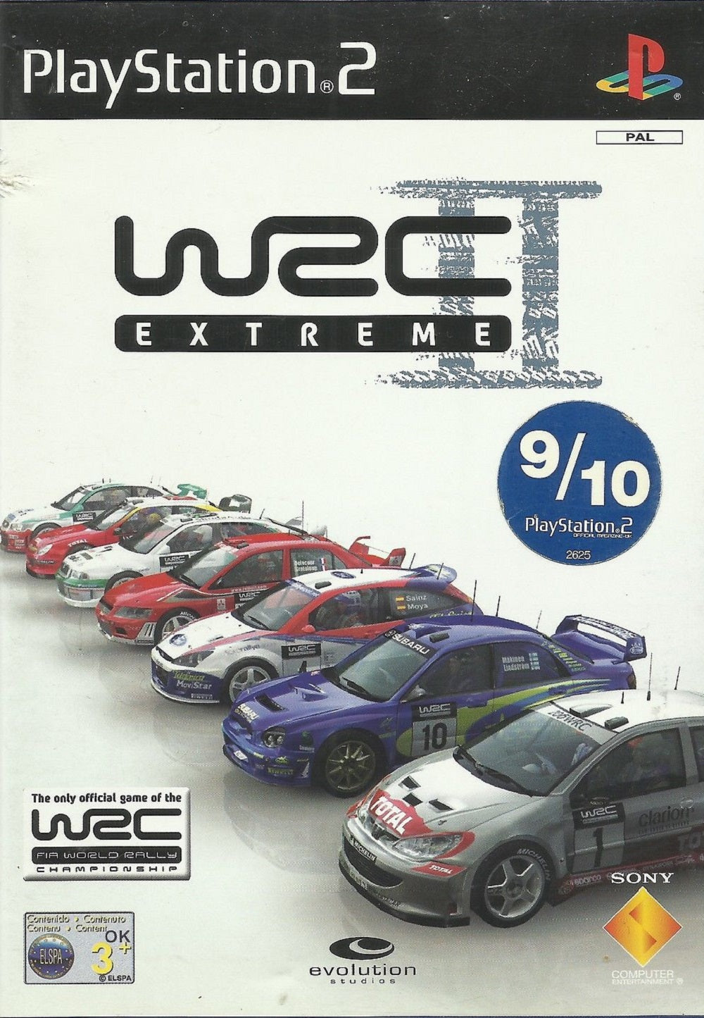 WRC II Extreme PS2 game