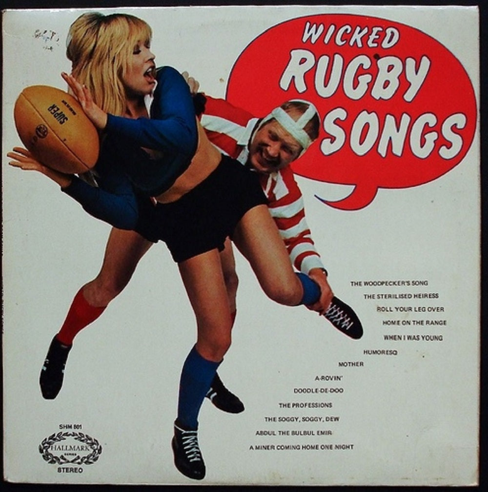 Wicked Rugby Songs vinyl LP by The Shower Room Squad