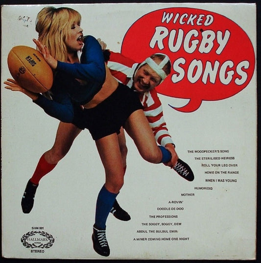 Wicked Rugby Songs vinyl LP by The Shower Room Squad