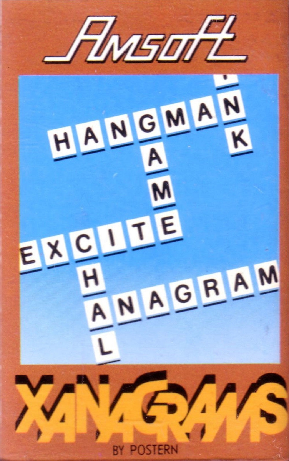 Xanagrams for Amstrad CPC from Amsoft (SOFT 133)