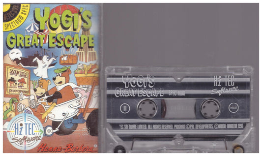 Hi-Tec Software Yogi's Great Escape game for ZX Spectrum