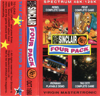 Your Sinclair Four Pack No. 1 ZX Spectrum retro video games