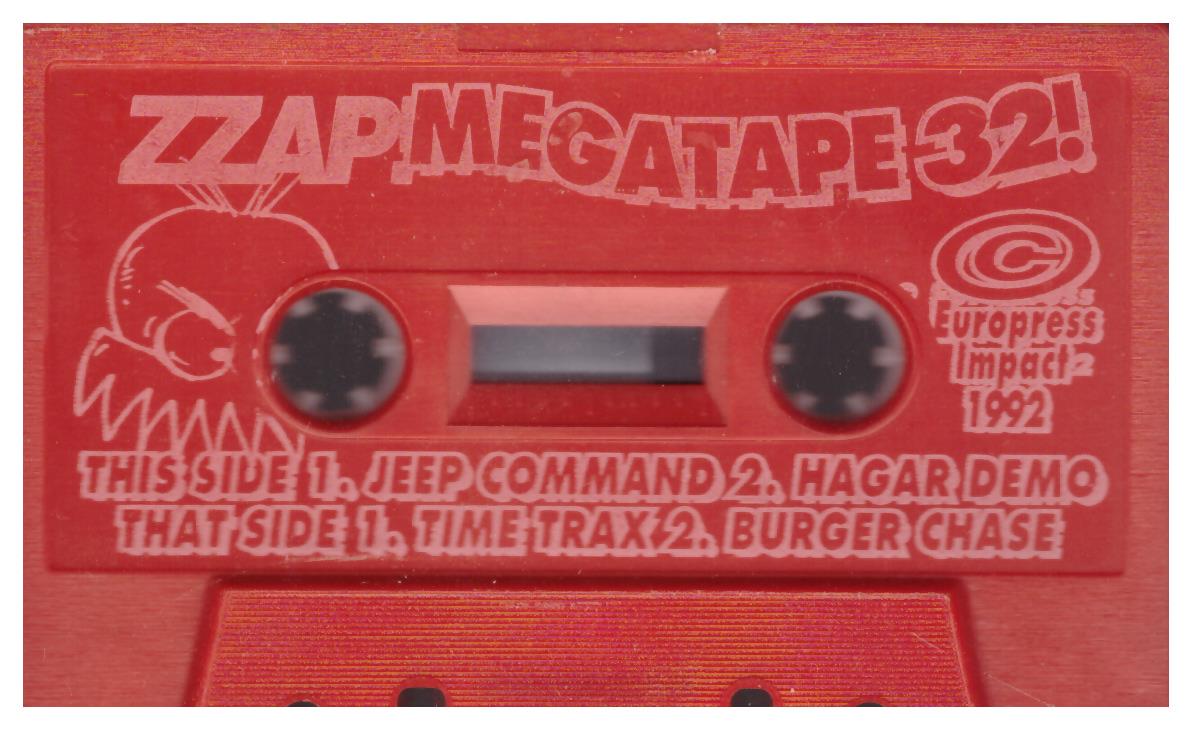 Original Zzap! Megatape 32 Cassette for Commodore 64